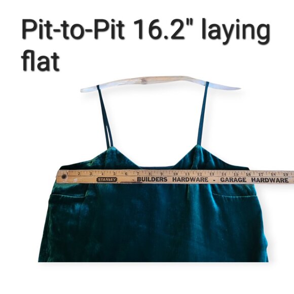 JCrew sleeveless evergreen velvet peplum tank top size 2 NWT Holiday Party Decor - Picture 6 of 11